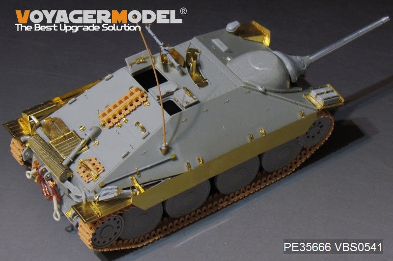 Voyager Model PE35666B WWII German Hetzer Tank Destroyer (includes a metal barrel) For DRAGON 6030 1/35 – image 4