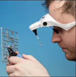 Lightcraft LC1780USB Magnifier Spectacles Headband / Magnifying Glass, Glasses and Headband, 1x, 1.5x, 2x, 2.5x 3.5x – image 3