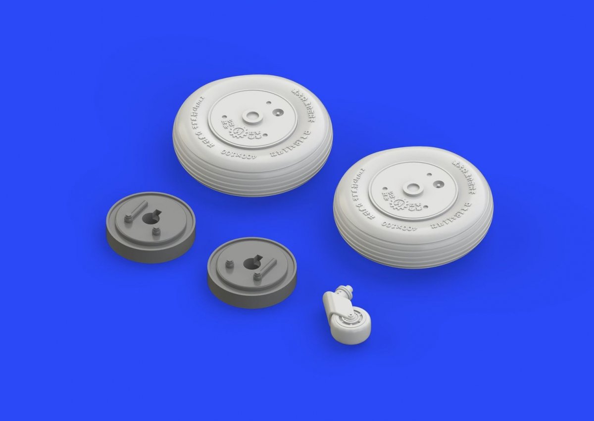 Eduard 632087 A6M5c Zero wheels HASEGAWA 1/32 – image 3