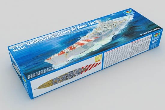 Trumpeter 05777 Italian Navy Battleship RN Roma (1943) 1/700 – Bild 2