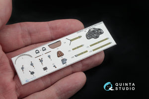Quinta Studio QD48021 I-16 type 5 3D-Printed &amp;amp; colored Interior on decal paper 1/48 – Bild 5