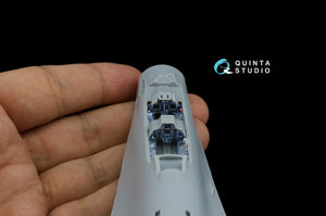 Quinta Studio QD+72177 Su-30MKK 3D-Printed &amp;amp; colored Interior on decal paper (Trumpeter) (with 3D-printed resin part) 1/72 – immagine 11