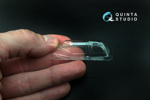 Quinta Studio QC48005-S La-5 vacuformed clear canopy 1 pcs (for Zvezda kit) 1/48 – obrázek 2