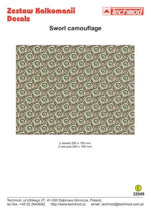 Techmod 32049 - Swirl Camouflage 1/32 – image 2