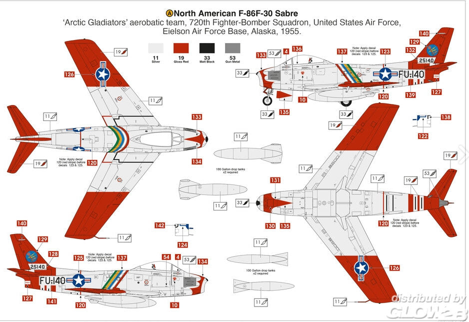 Airfix 08111 North American F-86F Saber 1/48 – Bild 7