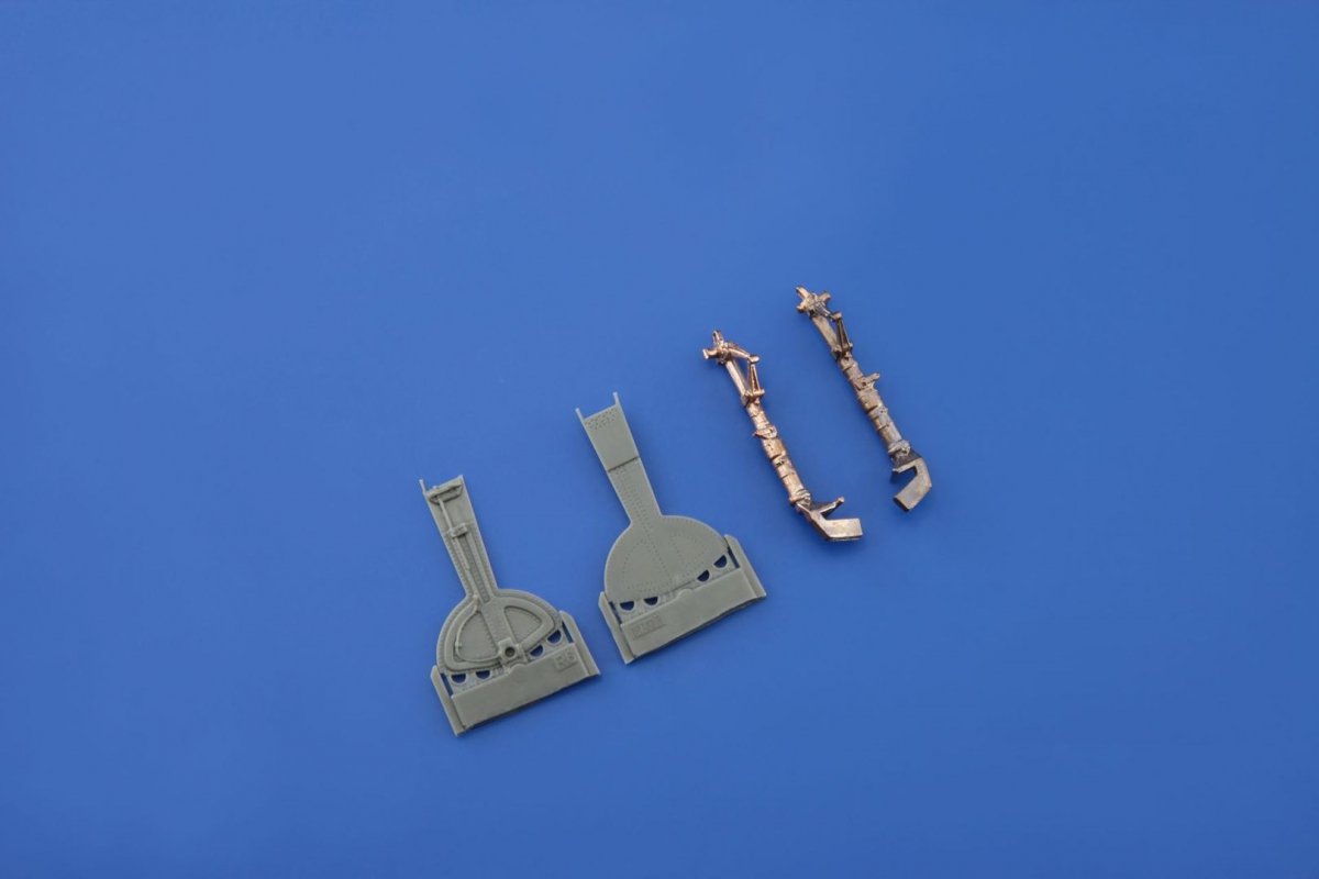 Eduard 632079 Bf 109G-10 undercarriage legs BRONZE REVELL 1/32 – image 4