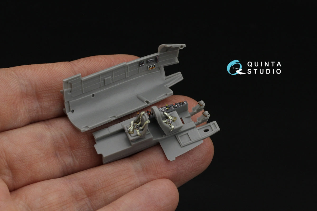 Quinta Studio QD72218 Ju 88A-4 3D-Printed &amp;amp; colored Interior on decal paper (Hasegawa) 1/72 – image 4