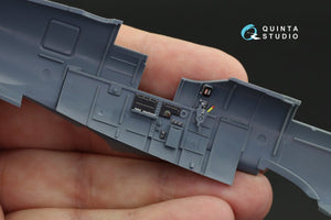 Quinta Studio QD48120 Spitfire Mk.VIII 3D-Printed &amp;amp; colored Interior on decal paper (Eduard) 1/48 – immagine 10