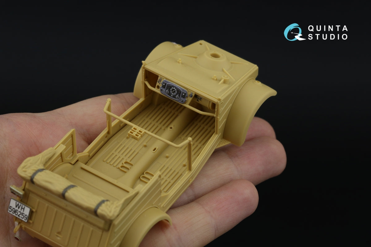 Quinta Studio QD35141 Kubelwagen Type 82 3D-Printed &amp;amp; colored Interior on decal paper (Tamiya) 1/35 – image 6