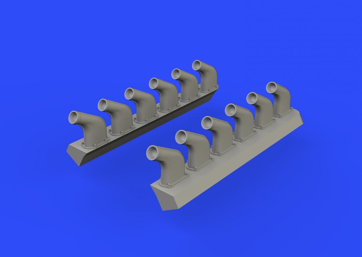 Eduard 648336 P-51D exhaust stacks AIRFIX 1/48 – image 2