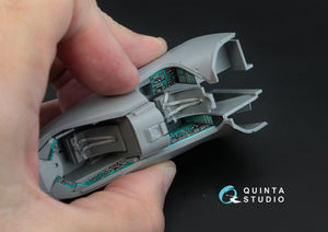 Intérieur imprimé en 3D et coloré sur papier décalcomanie Quinta Studio QD48026 Mi-24V (pour kit Zvezda) 1/48 – image 7