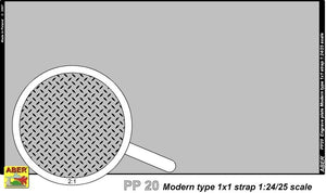 Aber PP20 Engrave plate (140 x 77 mm) - modern type 1x1 strips 1/24/25 – Bild 2