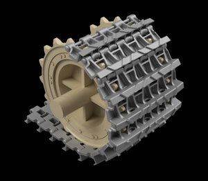 Panzer Art TR35-018 Entwicklungfahrzeug E-25 tracks + correct drive wheels 1/35 – image 3