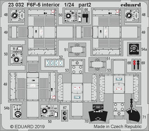 Eduard 23032 F6F-5 interior AIRFIX 1/24 – Bild 3