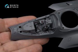 Quinta Studio QD48326 F-35B 3D-Printed &amp;amp; colored Interior on decal paper (Italeri) 1/48 – imagen 13