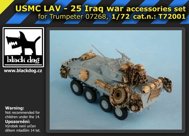 Black Dog T72001 LAV 25 Iraq War for Trumpeter 07268 1/72 – obrázek 5