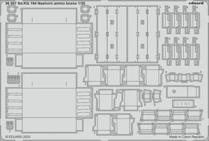 Eduard 36507 Sd. Kfz. 164 Nashorn ammo boxes BORDER MODEL 1/35