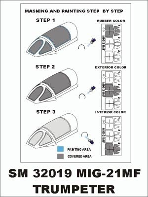Montex SM32019 MiG-21MF TRUMPETER