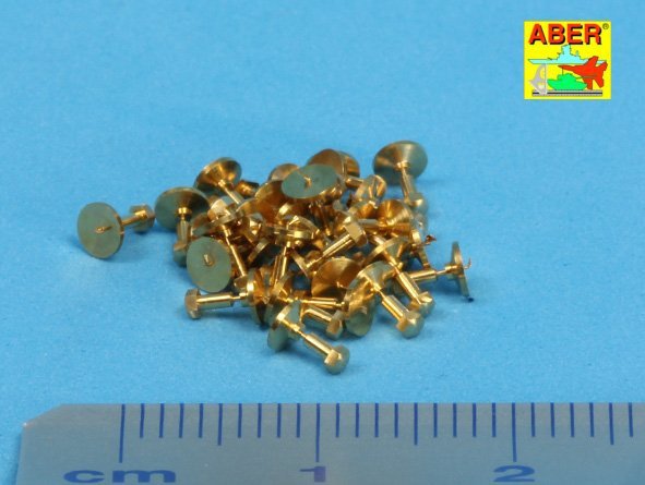 Aber 16100 Turned imitation of Hexagon bolts x30 pcs. 1/16 – Bild 2
