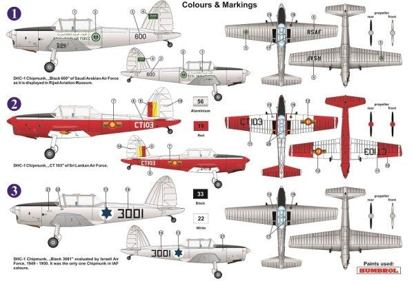 AZ Model AZ7649 DHC-1 Chipmunk “International” 1/72 – image 2
