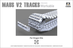 Takom 2094 Maus V2 Tracks with sprockets for Dragon kits 1/35
