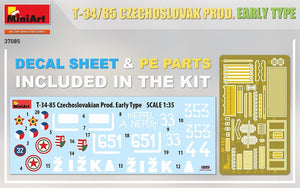MiniArt 37085 T-34/85 CZECHOSLOVAK PROD. EARLY TYPE 1/35 – zdjęcie 7