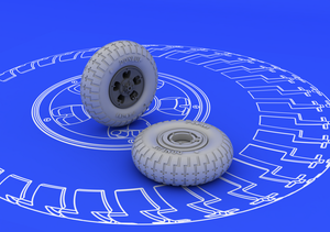 Eduard 648098 Spitfire wheels - 5 spoke 1/48 (Eduard) – image 2