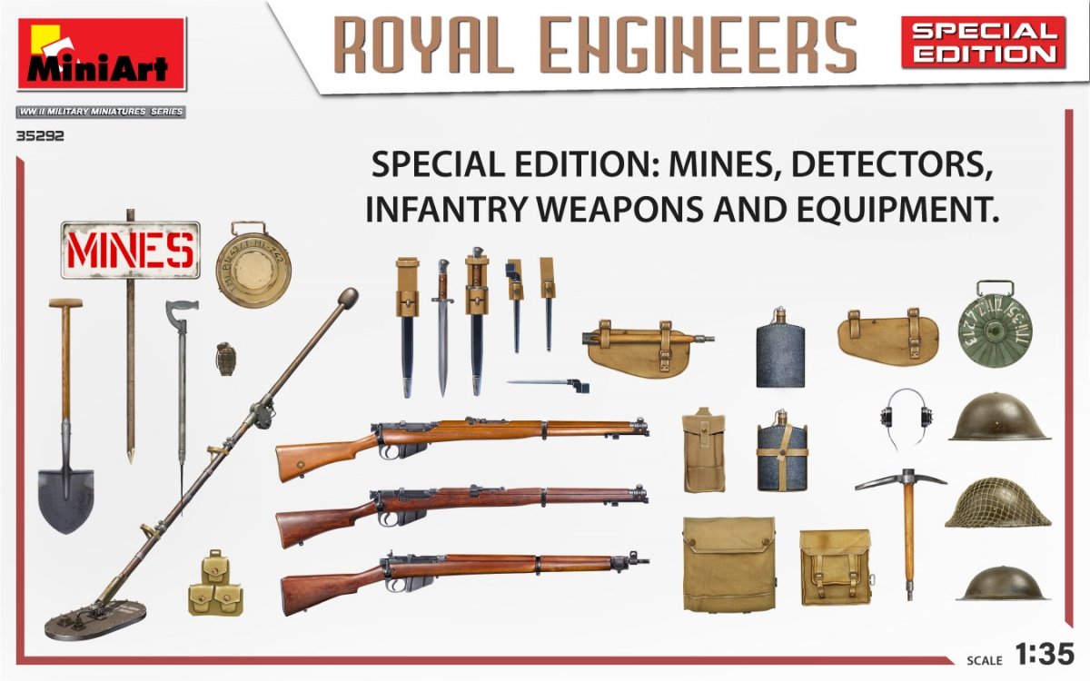 MiniArt 35292 ROYAL ENGINEERS. SPECIAL EDITION 1/35 – obrázek 2