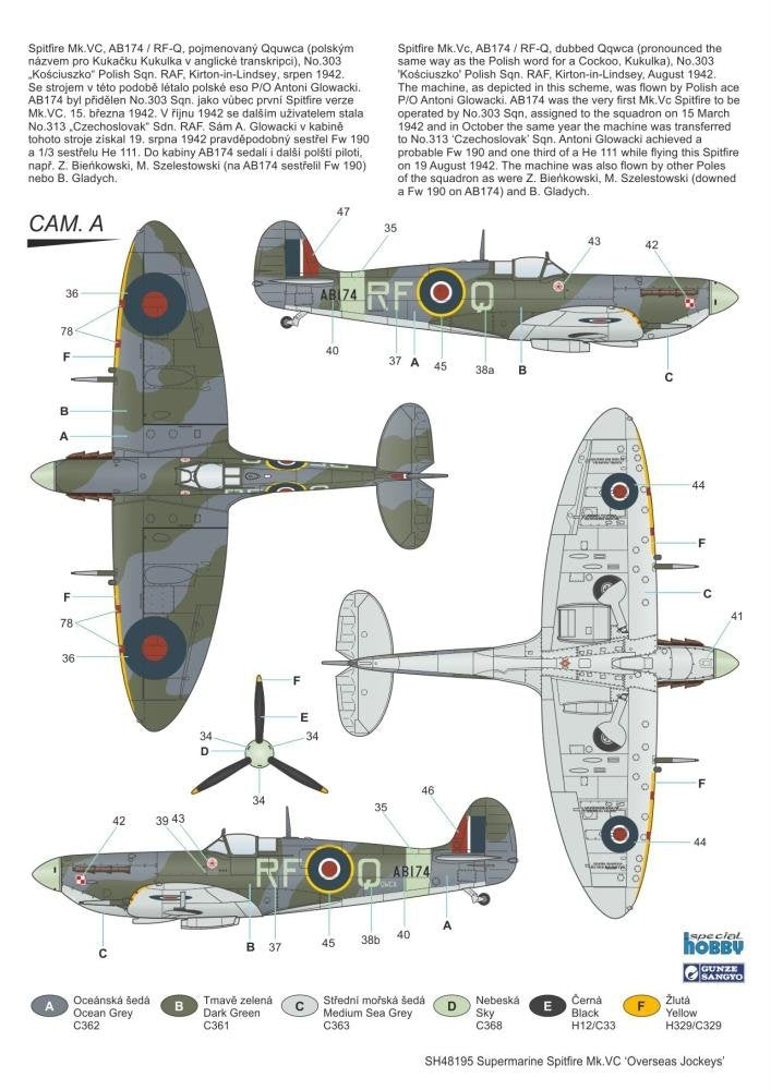 Special Hobby 48195 Supermarine Spitfire Mk. VC &amp;#39;Overseas Jockeys&amp;#39; 1/48 – Bild 4
