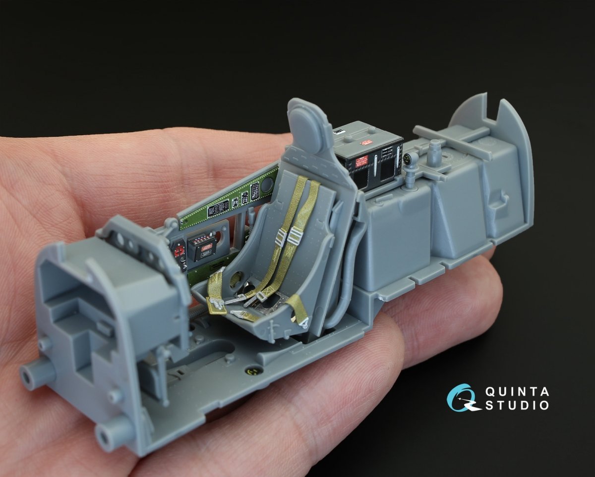 Quinta Studio QD32005 P-51D (Early) 3D-Printed &amp;amp; colored Interior on decal paper (for Tamiya kit) 1/32 – obrázek 7