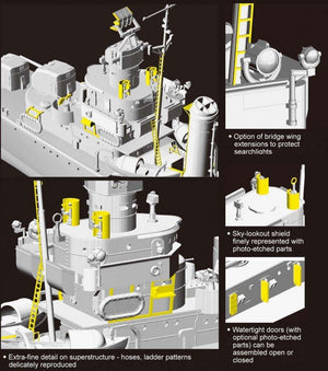Dragon 1027 USS Livermore DD-429 1/350 – Bild 8