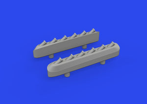 Eduard 672359 P-51D exhaust stacks w/ fairing PRINT EDUARD 1/72 – zdjęcie 2