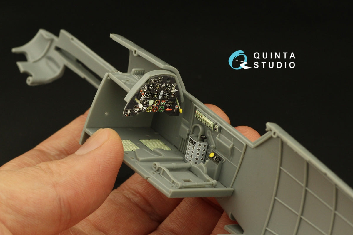Quinta Studio QD32177 Bf 109E3/4 3D-Printed colored Interior on decal paper (Trumpeter) 1/32 – image 9