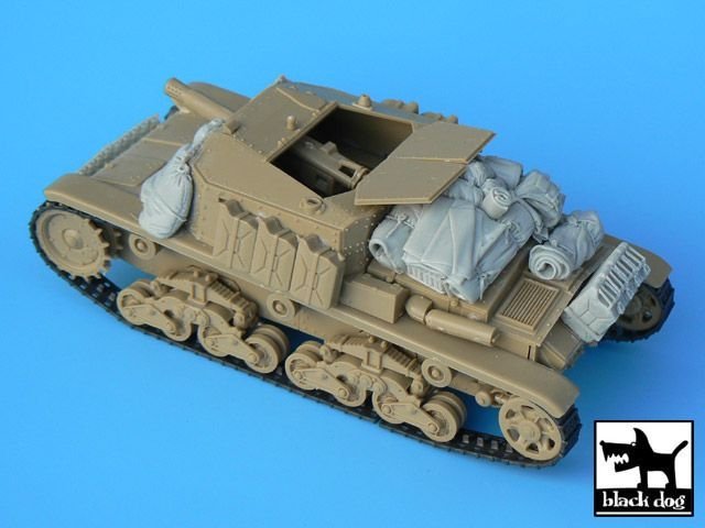 Black Dog T35004 Semovente M40-75/18 accessories set for Tamiya kits 1/35 – obrázek 3
