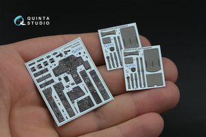 Quinta Studio QD48571 AH-64A 3D-Printed &amp;amp; colored Interior on decal paper (Hasegawa) 1/48 – Bild 3