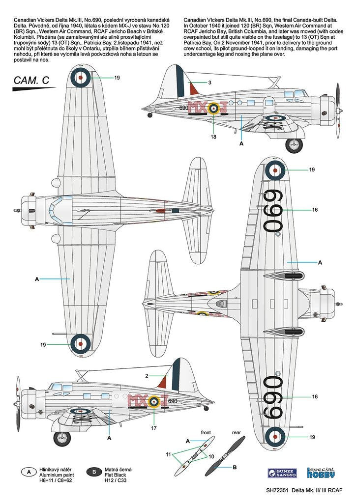 Special Hobby 72351 Delta Mk. II/III RCAF 1/72 – Bild 4