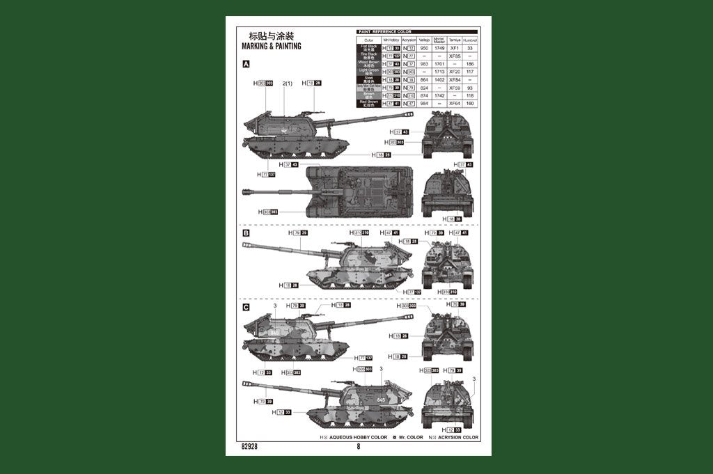 Hobby Boss 82928 2S19-M2 Self-propelled Howitzer 1/72 – obrázek 3
