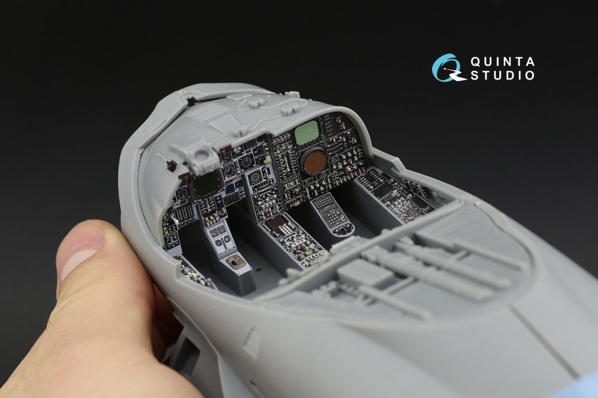 Quinta Studio QD32107 A-6E TRAM Intruder 3D-Printed &amp;amp; colored Interior on decal paper (Trumpeter) 1/32 – obrázek 5