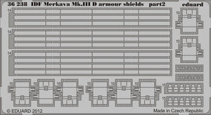 Eduard 36238 IDF Merkava Mk. IIID armor shields 1/35 Hobby Boss