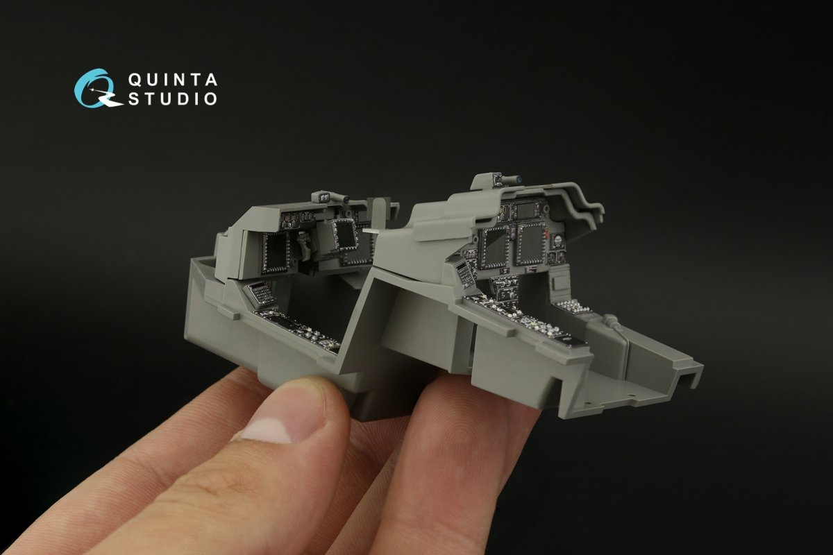 Quinta Studio QD35099 AH-64E 3D-Printed &amp;amp; colored Interior on decal paper (Takom) 1/35 – image 4