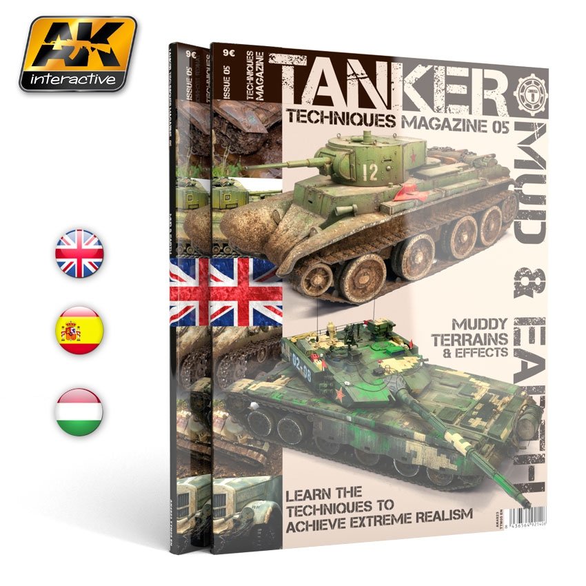 AK Interactive AK4823 TANKER 05 : BOUE ET TERRE (Anglais)