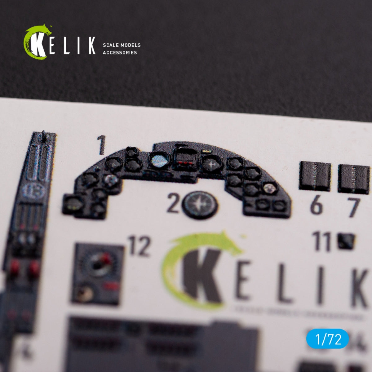 KELIK K72062 Junkers JU 88 A-4 interior 3D decals for Revell kit 1/72 – image 4