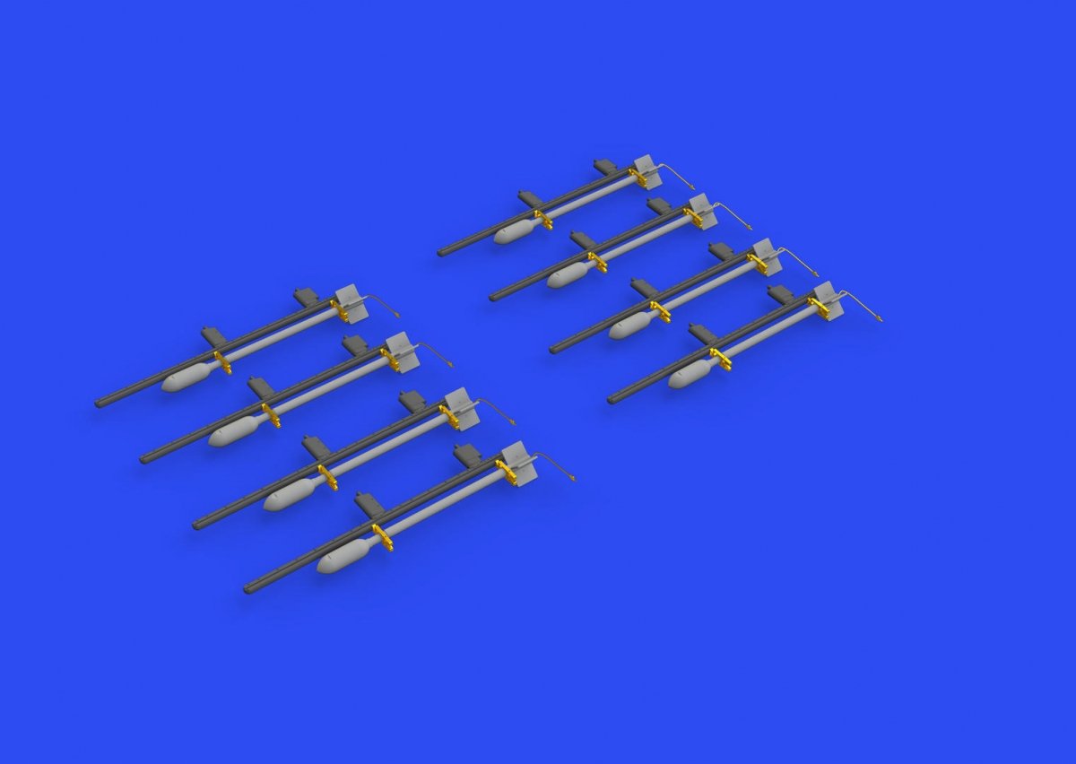 Eduard 648641 RP-3 60lb rockets for Tempest Mk.II EDUARD/SPECIAL HOBBY 1/48 – obrázek 2