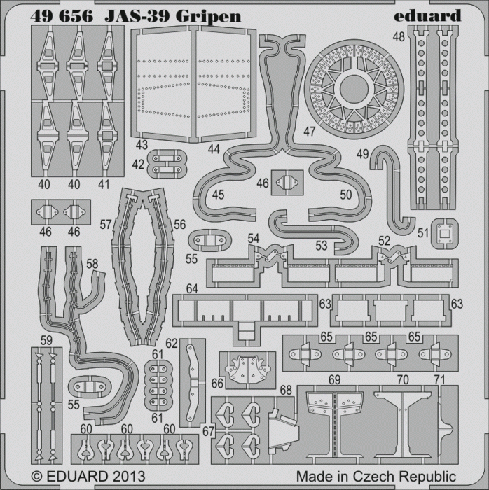 Eduard 49656 JAS-39 Gripen SA 1/48 KITTY HAWK