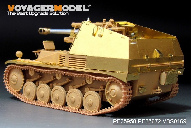Voyager Model PE35958 WWII German self-propelled howitzer Wespe basic For TAMIYA 35200/35358 1/35 – image 24