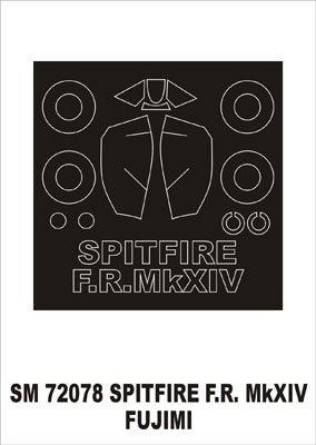 Montex SM72078 Spitfire FR Mk XIV FUJIMI