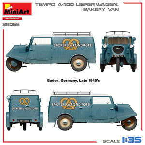 MiniArt 38066 TEMPO A400 LIEFERWAGEN. BAKERY VAN 1/35 – image 7