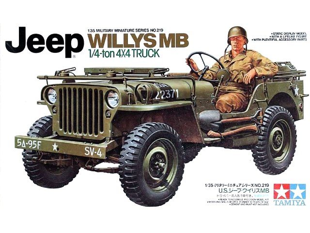 Tamiya 35219 US Jeep Willys MB 1/4 Ton Truck 1/35 – image 2