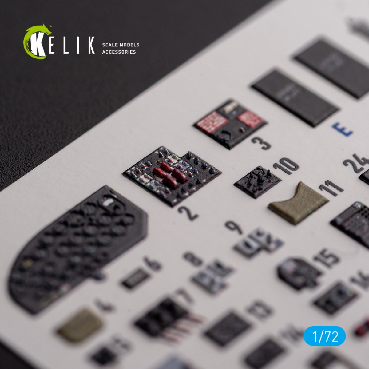 KELIK K72117 B-26 F/G Marauder - interior 3D decals for Hasegawa kit 1/72 – image 2