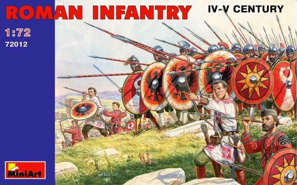 MiniArt 72012 ROMAN INFANTRY. 4th-5th CENTURY 1/72